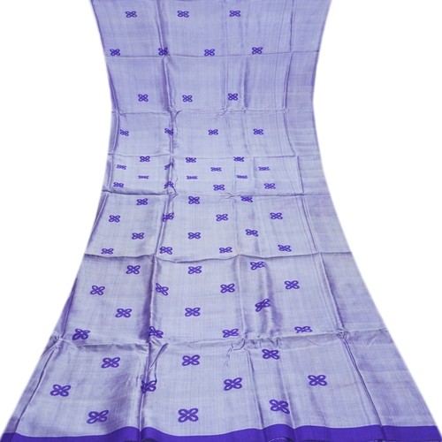 Vintage blue 100 pure silk - 100%,