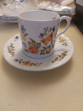 Aynsley Vintage Cottage Garden Coffee Cup & Saucer Set