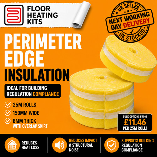 Underfloor heating edge - underfloor,