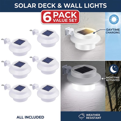 Led solar powered gutter - powered,