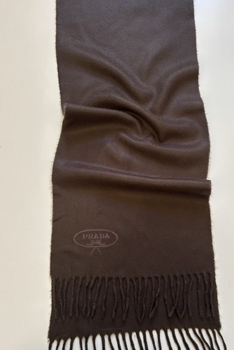 Prada cashmere brown scarf - prada,