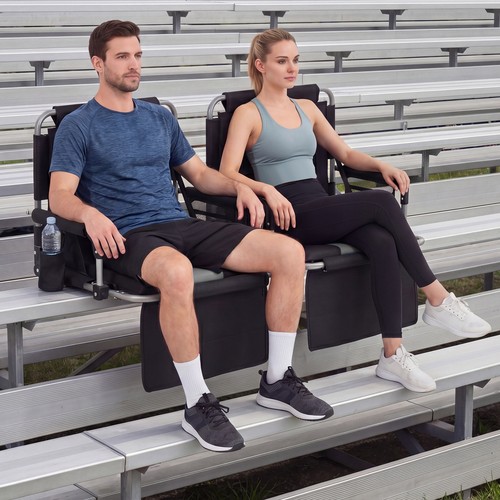 Foldable stadium seat - foldable,