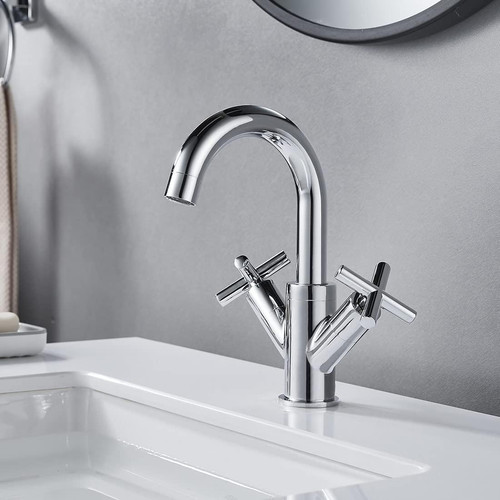 Basin mixer tap - mixer, dual