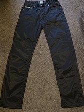 Mens Moschino Jeans Trousers Size 32 Black Straight Leg Vintage Rare 31W 31.5L