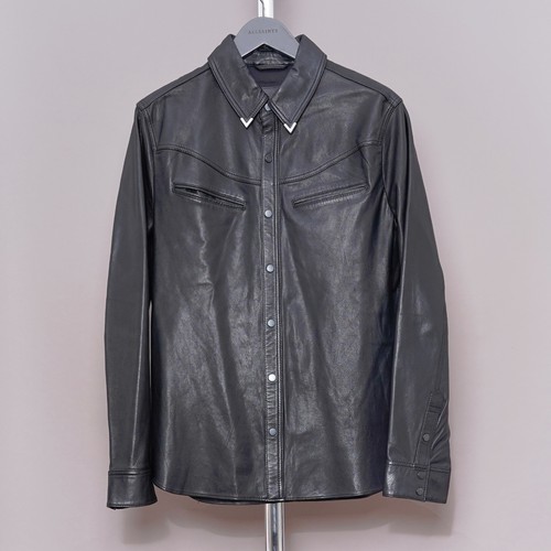 All saints leather shirt - saints,