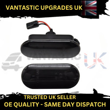 1 PAIR SWEEP STYLE SMOKED STYLE INDICATOR REPEATER LIGHTS X2 FOR VW AMAROK 2010>