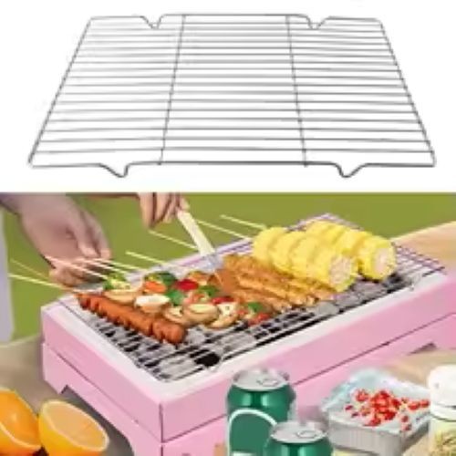 Stainless steel bbq grill mesh - steel,