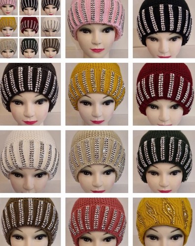 Chunky knit bobble hat ladies - chunky,