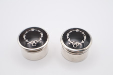 Antique Silver Pair of Faux