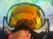 Oakley Wisdom Snowboard/Ski Goggles Iridium Lens with Carry Case