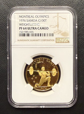 Samoa 1976 Gold 100 Tala NGC