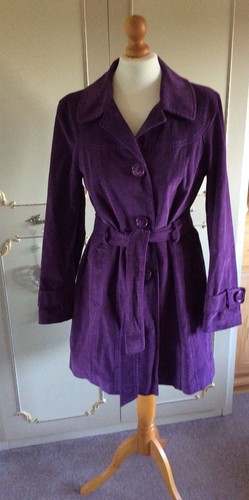 John lewis purple long - long, belted
