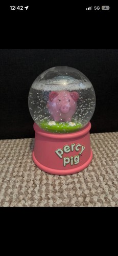 Percy pig snow globe - pig,