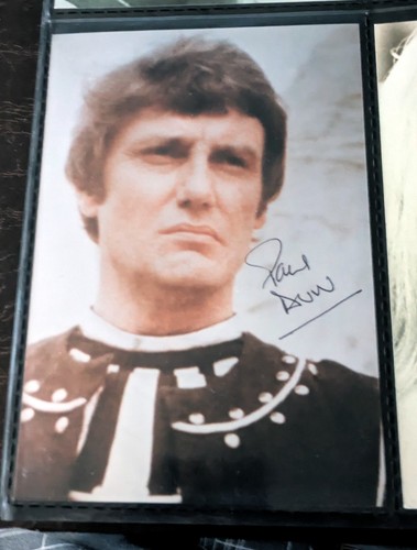 Actor paul darrow signed - paul,
