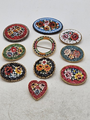 Vintage lot micro mosaic - lot, of