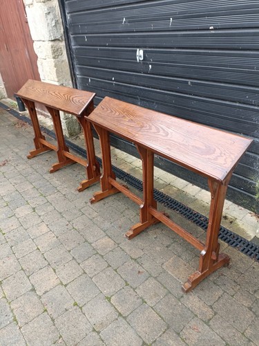 Pair vintage pine - pair,