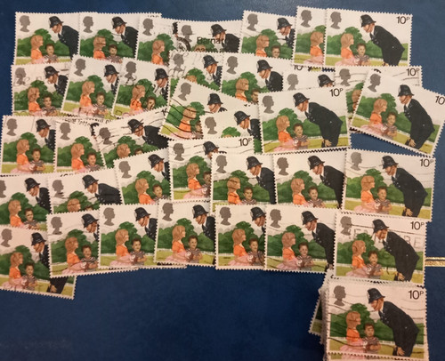 100~10p~Green~GB~Commemorative