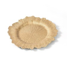 17In Coral Reef Charger Plates