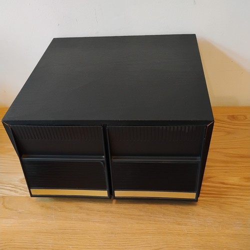 Drawerr black ash wood - black,