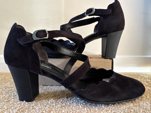 Gabor callow black suede - gabor,