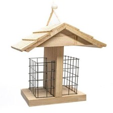 Wooden Hanging Bird Table by LiveMoor
