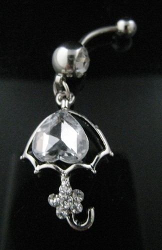 Surgical steel crystal heart - surgical,