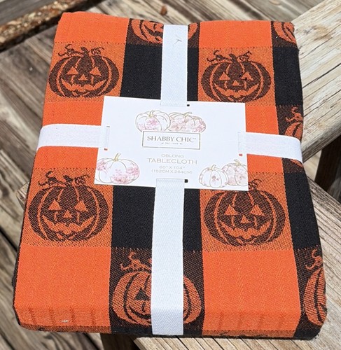 Shabby chic oblong tablecloth - oblong,