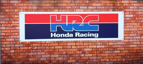 Honda hrc banner motorcycle - banner,