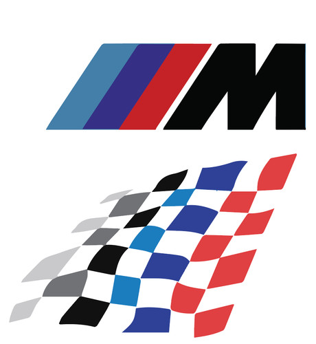 Bmw and flag - m, race