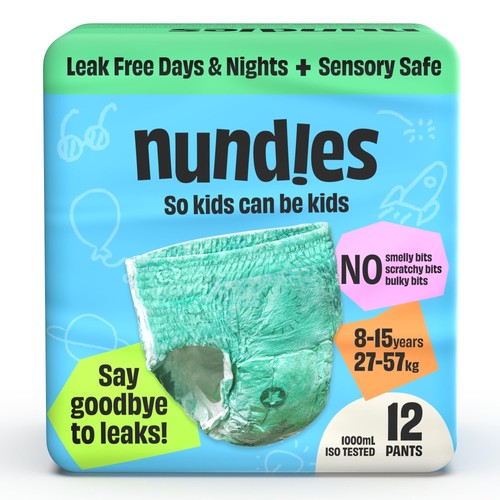 Nundies youth pants disposable - youth,