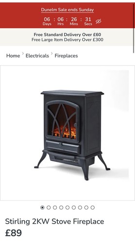 Warmlite sterling 2kw electric - 2kw,