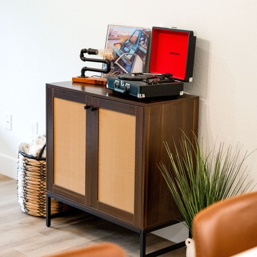Door rattan storage - 2-door,