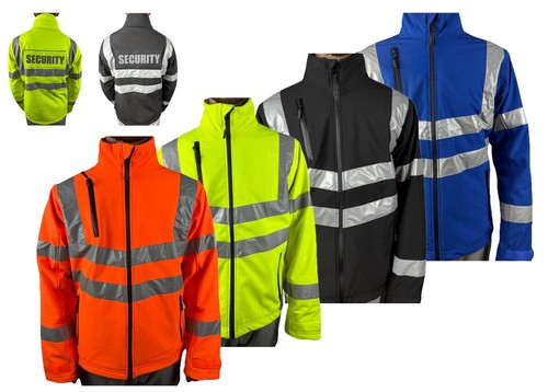 Softshell vis security - softshell, hi-vis