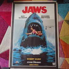 Jaws Original 1975 Turkish Poster Very Good Condition 39"x 27" Steven Spielberg 