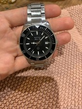 Bulova Men's Black Marine Star Watch (Model: 98B203)