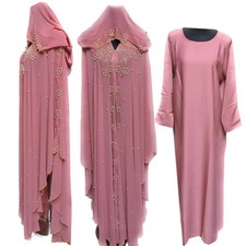 Luxury Women Pink Abaya