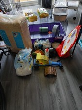 XL Hamster Cage With Lots Stuff