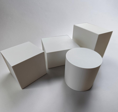 Matte plastic cube display - matte,