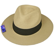 Straw Fedora Sun Hat - Panama