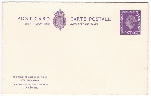 Postal stationery 1965 - gb, stationery: