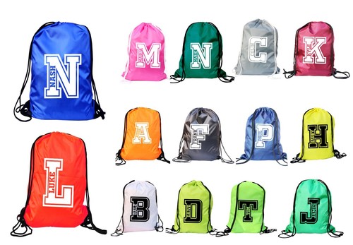 Personalised drawstring bag - personalised,