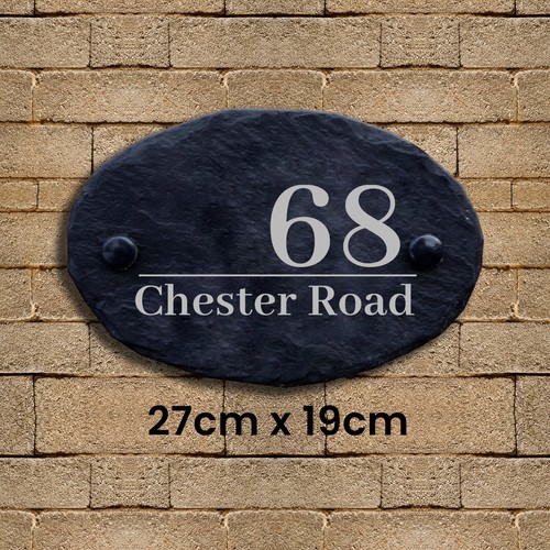 Personalised natural slate - natural,