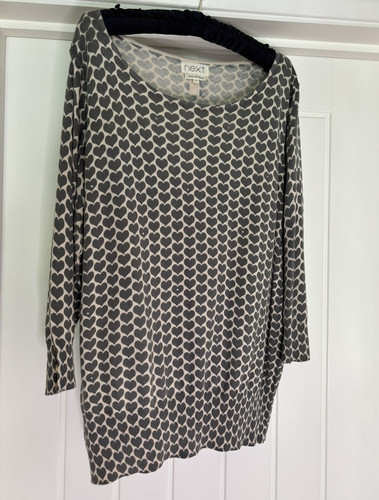 Next grey and cream - , heart
