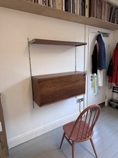 Mid century 1970s Conran Teak Bureau Modualr Shelving Unit