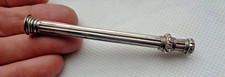 GEORGIAN c1820 STERLING / SOLID SILVER PROPELLING PENCIL / PORTE CRAYON SEAL END