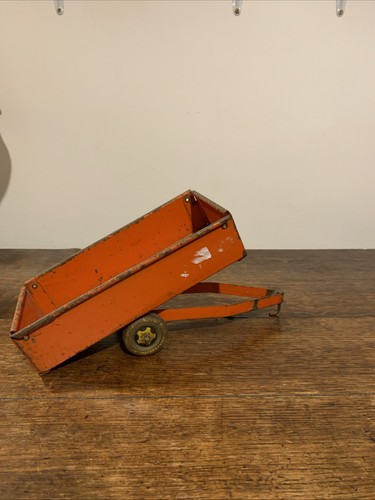 Vintage tin plate trailer - vintage,