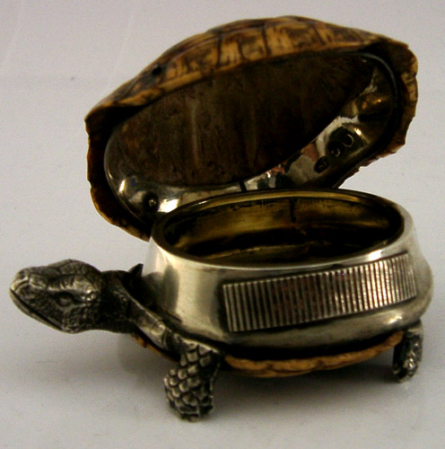 Rare solid silver vesta - rare, case