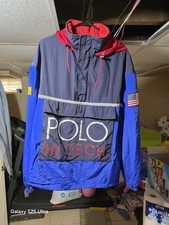 RALPH LAUREN POLO HI TECH 92 ANORAK WINDBREAKER JACKET MEDIUM SNOW BEACH SKI USA