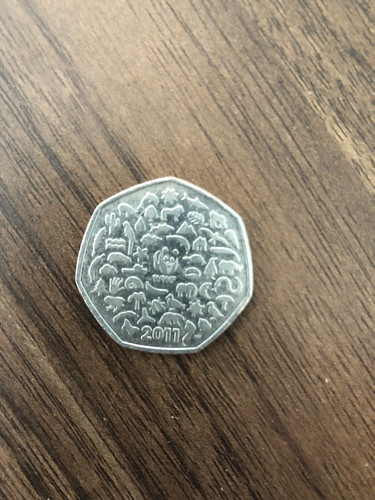 2011 wwf 50p coin circulated - 2011,