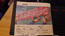TICKET STUB- ASTON VILLA V MANCHESTER UNITED- COCA COLA CUP FINAL 1994- WEMBLEY